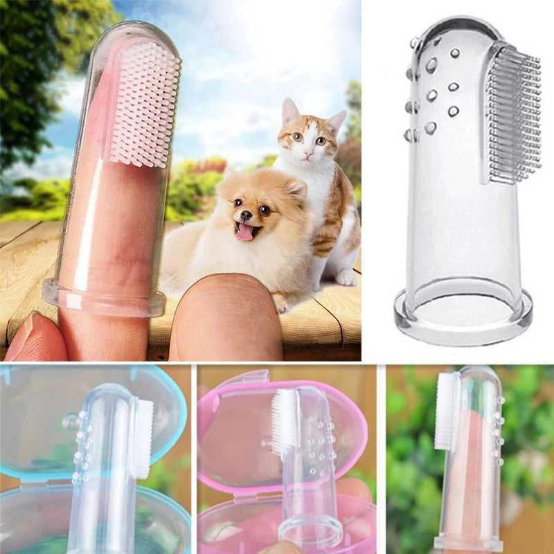 Finger Toothbrush for Dogs & Cats