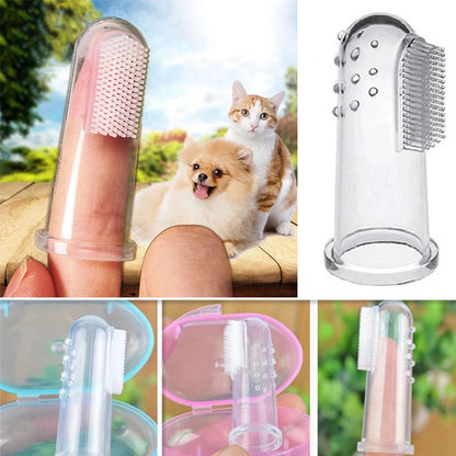 Finger Toothbrush for Dogs & Cats