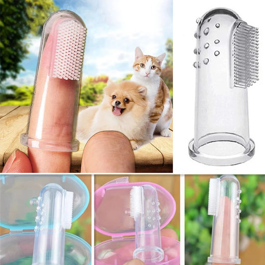 Finger Toothbrush for Dogs & Cats