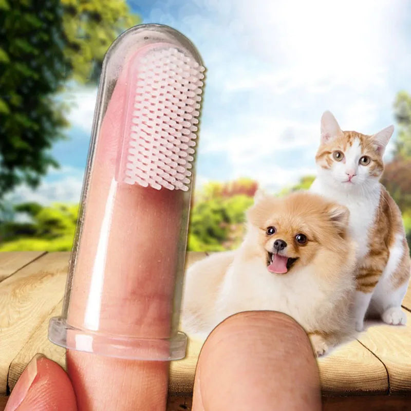 Finger Toothbrush for Dogs & Cats