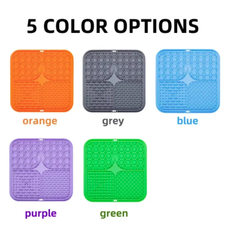 Dog Licking Mat - Slow Feeder & Bath Distraction Pad