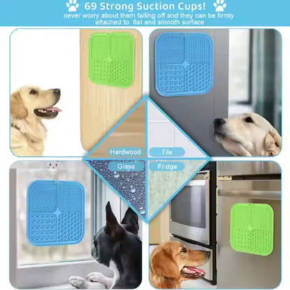 Dog Licking Mat - Slow Feeder & Bath Distraction Pad