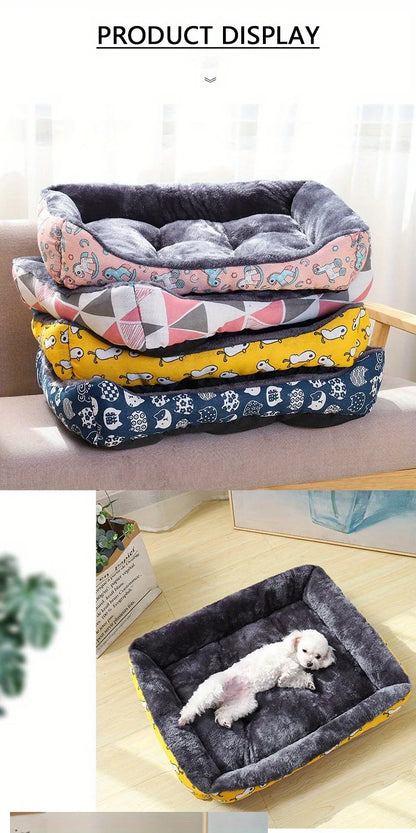 Cozy Pet Bed for Dogs & Cats - Soft Cushion Mat