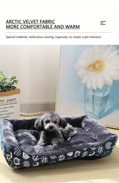 Cozy Pet Bed for Dogs & Cats - Soft Cushion Mat