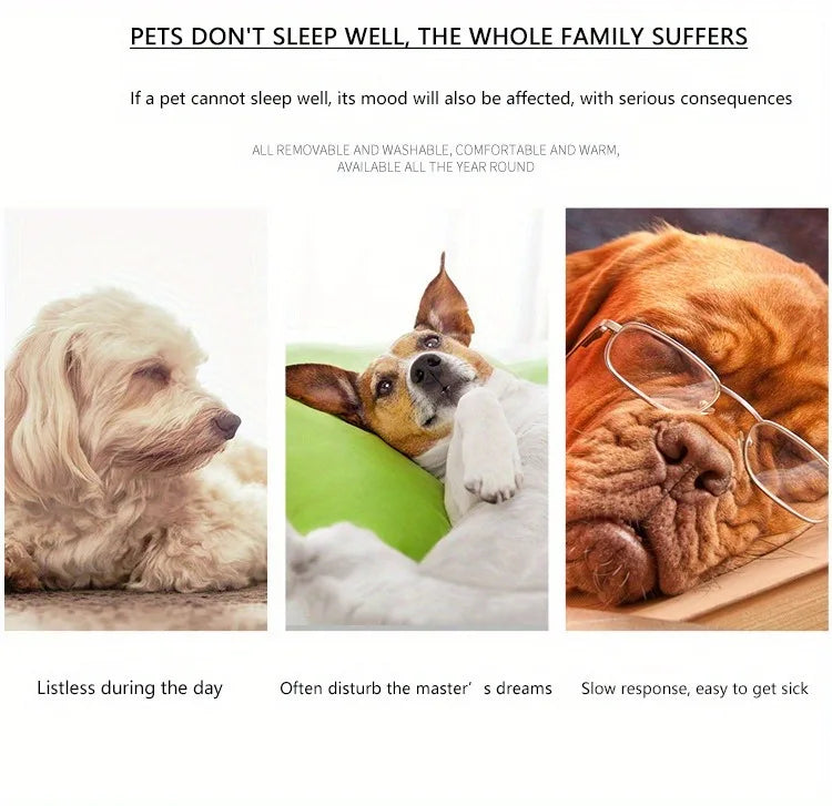 Cozy Pet Bed for Dogs & Cats - Soft Cushion Mat