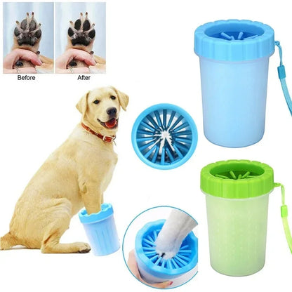 Dog & Cat Paw Cleaner - No-Rub Foot Wash Cup