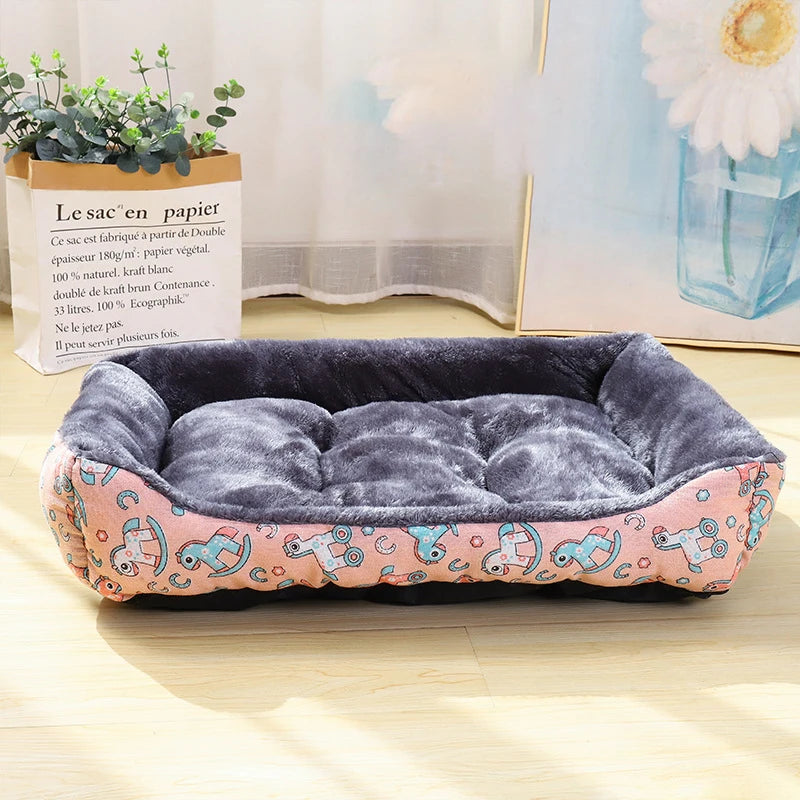 Cozy Pet Bed for Dogs & Cats - Soft Cushion Mat