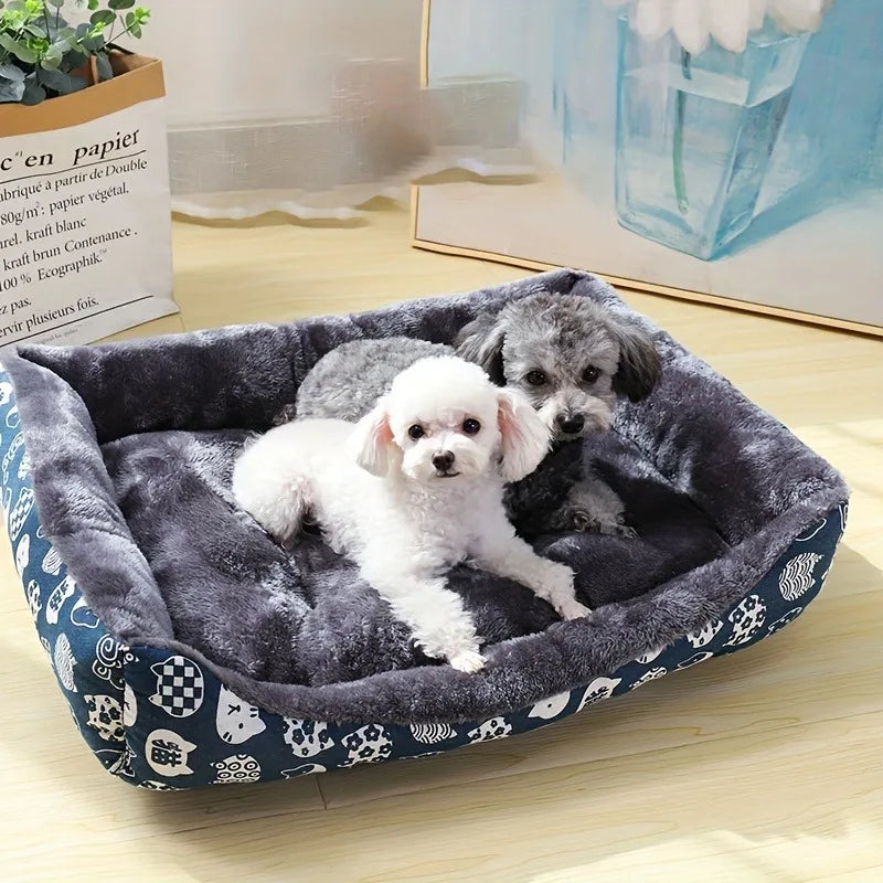 Cozy Pet Bed for Dogs & Cats - Soft Cushion Mat
