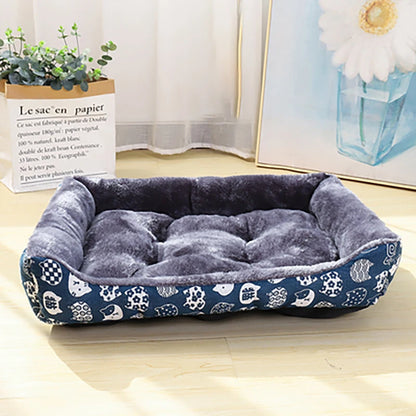 Cozy Pet Bed for Dogs & Cats - Soft Cushion Mat