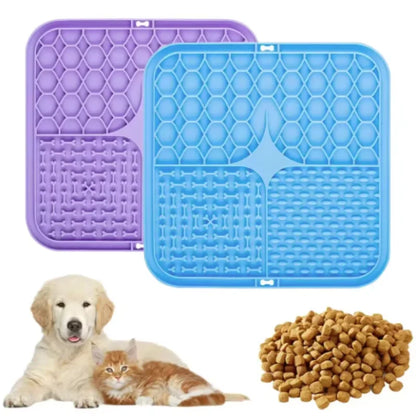 Dog Licking Mat - Slow Feeder & Bath Distraction Pad