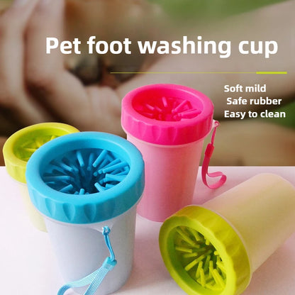 Dog & Cat Paw Cleaner - No-Rub Foot Wash Cup