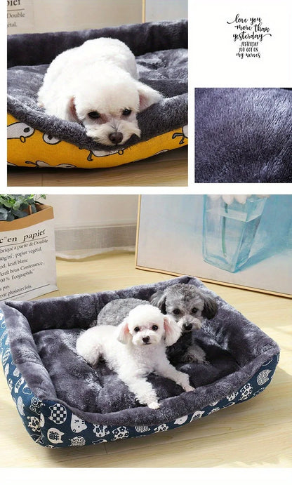 Cozy Pet Bed for Dogs & Cats - Soft Cushion Mat
