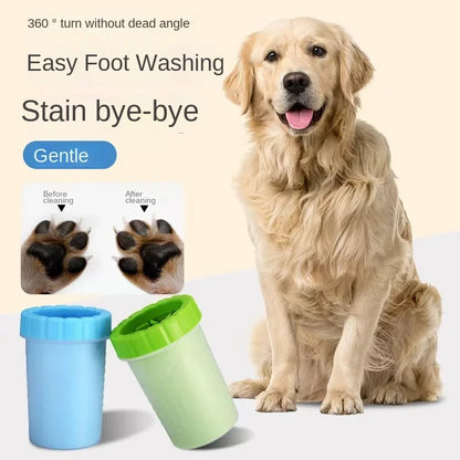 Dog & Cat Paw Cleaner - No-Rub Foot Wash Cup